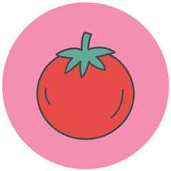 Tomato Icon Design