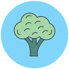 Broccoli Icon Design