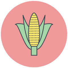 Corn Icon Design