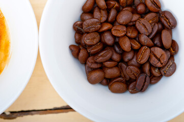 espresso cofee and beans