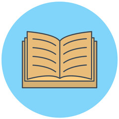 Open Book Icon Design