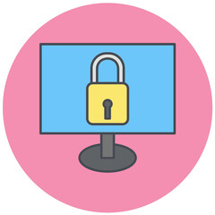 Online Security Icon Design