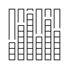 volume music line icon vector illustration