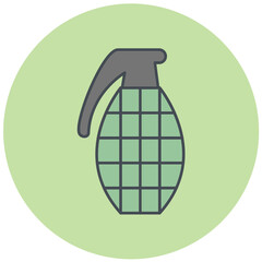 Hand grenade Icon Design