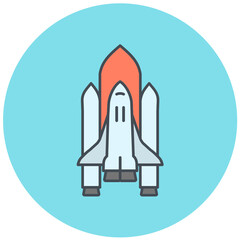 Space Shuttle Icon Design