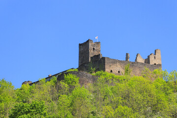 Fototapeta na wymiar View of the Brandenbourg Castle in Luxembourg