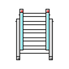 ladder equipment color icon vector illustration