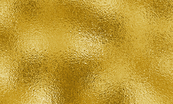 Frosted Glass Foil Gold Metalic Abstract Surface Texture 