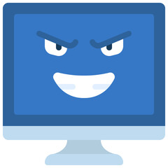 Evil Computer Icon