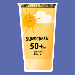 Sun protection spf skin care.