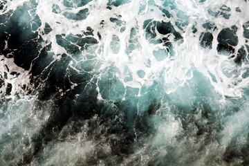 Fototapeta na wymiar Blu waves, abstract water splash in the water