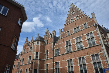 Maisons flamandes à Malines. Belgique