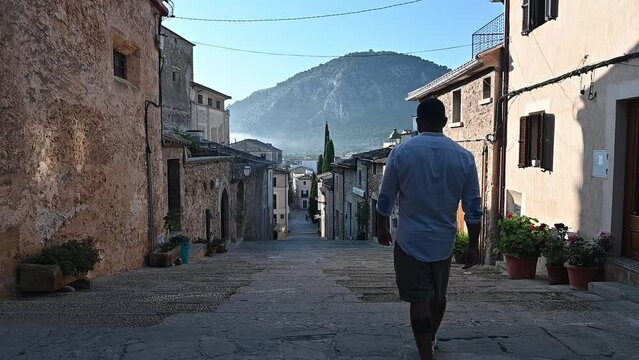 calvary stairway in pollensa mallorca