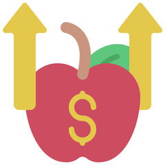 Rising Food Prices Icon