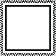 black and white frame with clipping path