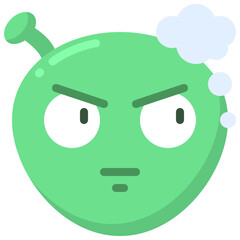 Angry Thoughts Icon