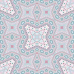 Inca repeating pattern graphic design. Modern geometric background. Fabric print in ethnic style.
