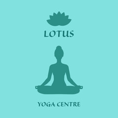 Yoga studio,  yoga centre concept.