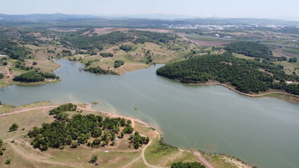 Gebze Denizli Pond Shot On Drone