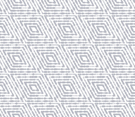 Abstract geometric pattern. A seamless vector background. White and gray ornament. Graphic modern pattern. Simple lattice graphic design.