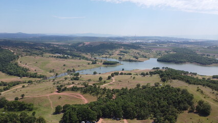Gebze Denizli Pond Shot On Drone
