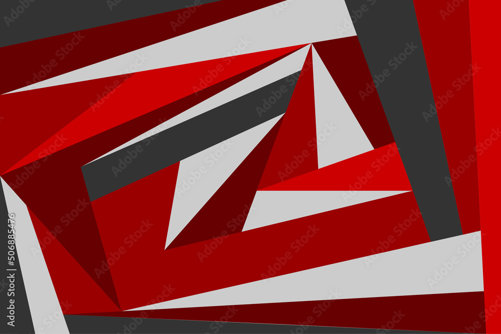 Poster abstract background with gradient illusionist pattern