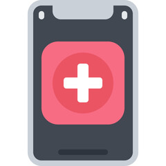Mobile Health App Icon