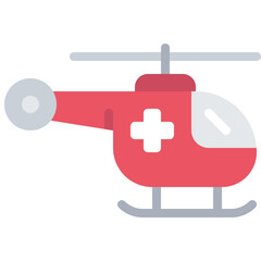 Medical Helicopter Icon