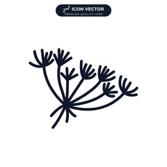 Obraz premium caraway icon symbol template for graphic and web design collection logo vector illustration