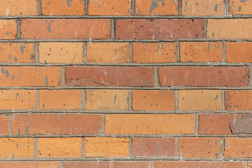 Background of old brick wall pattern texture