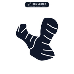 ginger icon symbol template for graphic and web design collection logo vector illustration