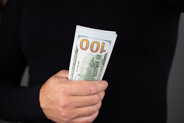 money dollars in men's hands