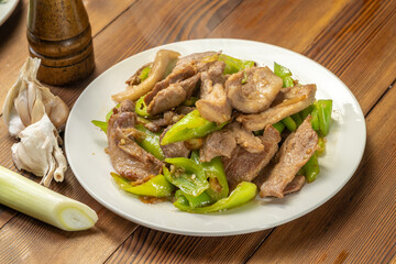 Stir-fried Pork with Peppers, Local Specialties of Northeast China