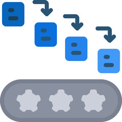 Waterfall Process Icon
