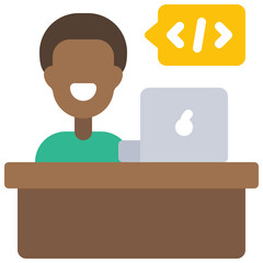 Happy Developer Icon