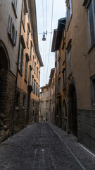 Fototapeta na wymiar Bergamo, one of the most beautiful city in Italy. Lombardy. Città Alta 