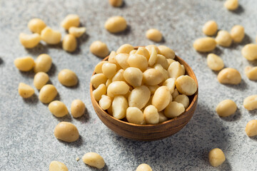 Raw Shelled Organic Macadamia Nuts