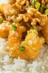 Homemade Fried Honey Walnut Shrimp
