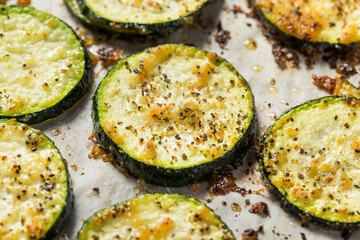Homemade Roasted Zucchini Slices
