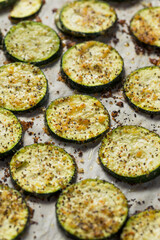 Homemade Roasted Zucchini Slices