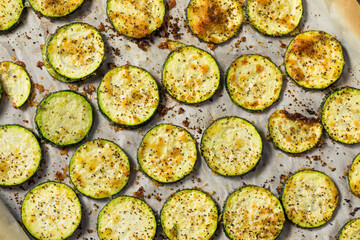Homemade Roasted Zucchini Slices