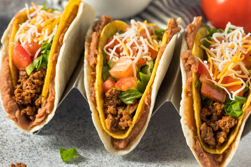 Homemade Double Stuffed Beef Tacos