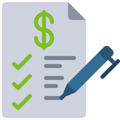 Financial Survey Icon