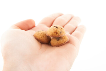 image of cookies white background 