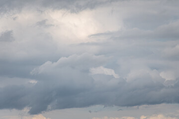 blue sky and grey clouds