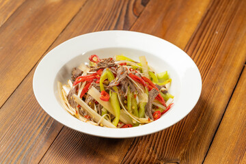 Northeast China's specialty cold dish - hand-shredded pork heart