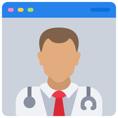 Online Doctor Icon