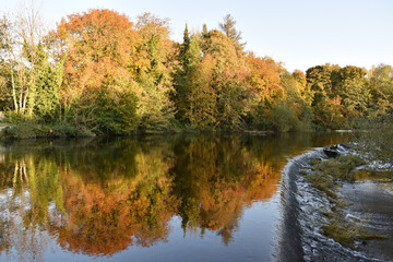 Beautifull Autumn Colours Reflection