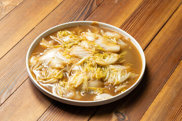 A common dish in Chinese families - vinegar and cabbage