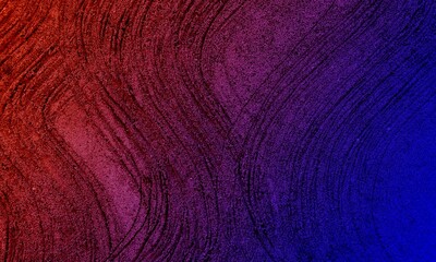Fototapeta premium Vintage grunge texture wall of interior decoration, Old era decorative pattern background gives a vintage feel.Wide angle rough stylized mystic texture wallpaper with copy space for design.